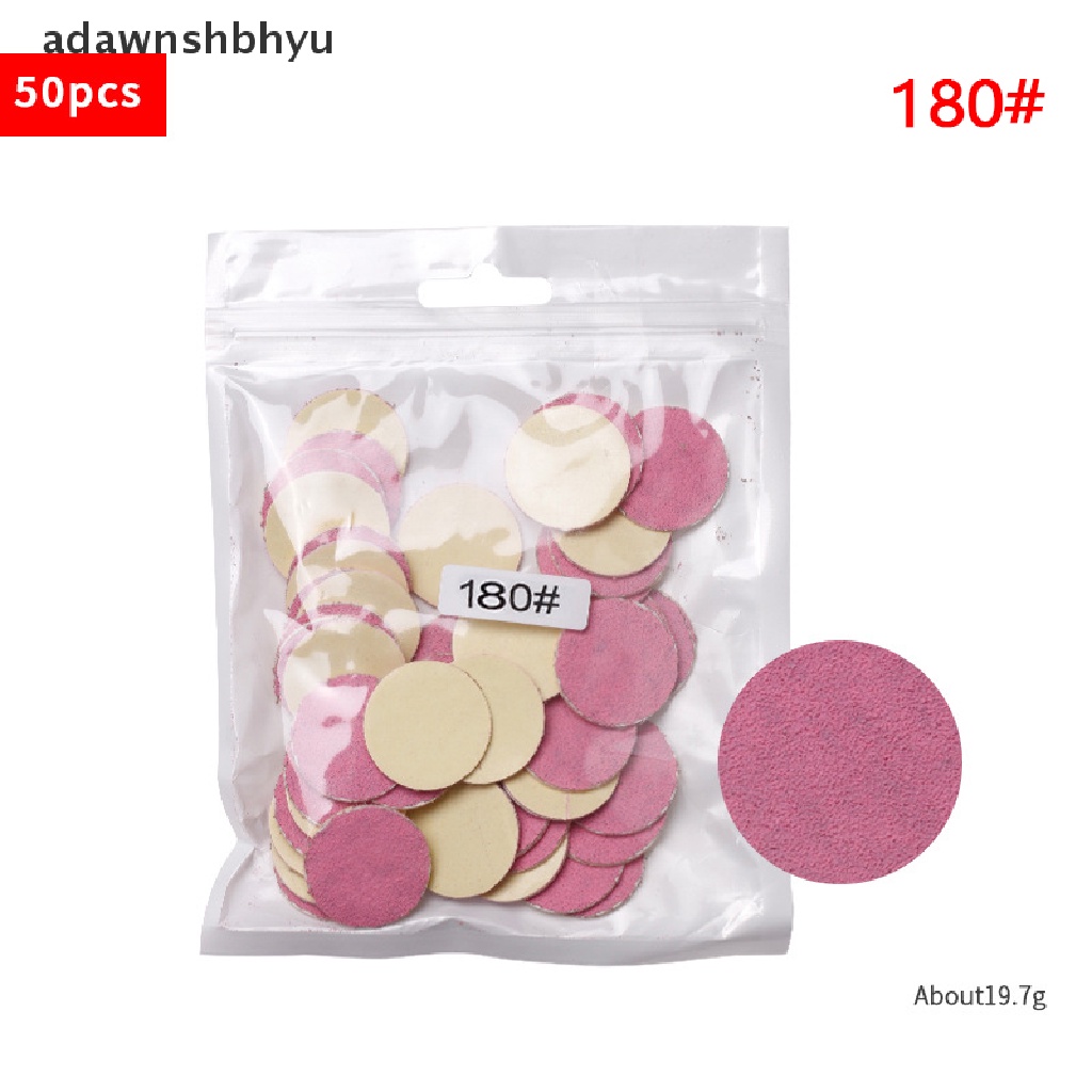 Set 50 Giấy Nhám 25mm Thay Thế Cho Máy Mài Móng Chân