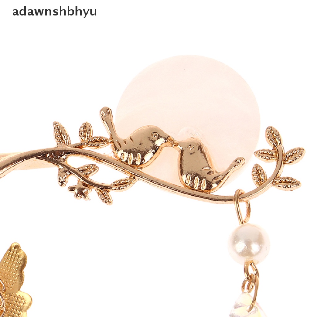 Trâm Cài Tóc Kim Loại Đính Tua Rua Phong Cách Vintage Cho Nữ