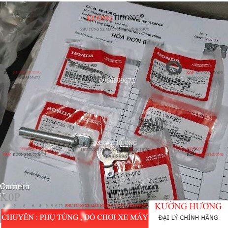 Bộ khóa cổ xe dream chính hãng honda ( bộ gồm 5 chi tiết)