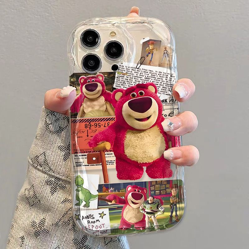 ✅Ốp Điện Thoại Mềm Trong Suốt Chống Sốc In Hình Gấu Cho iPhone14 / 13promax 12 / 11 7 / 8p xs / r