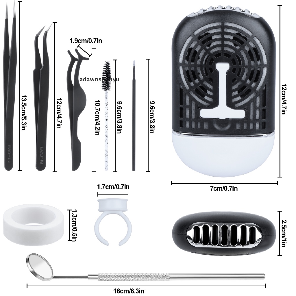 Set 569 Lông Mi Giả adawnshbhyu Tiện Lợi