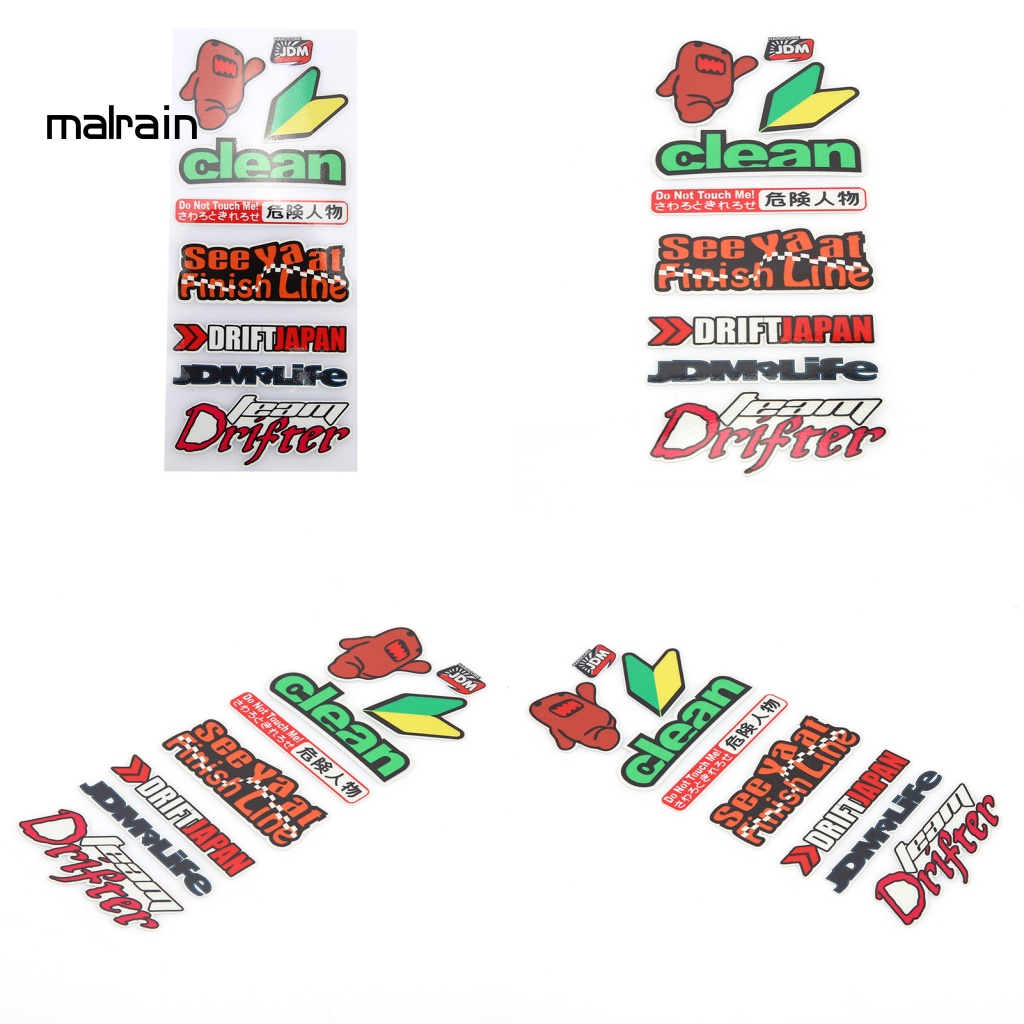 Bộ 5 Miếng Dán Trang Trí Xe Mô Tô Chống Mòn Dễ Tháo Gỡ