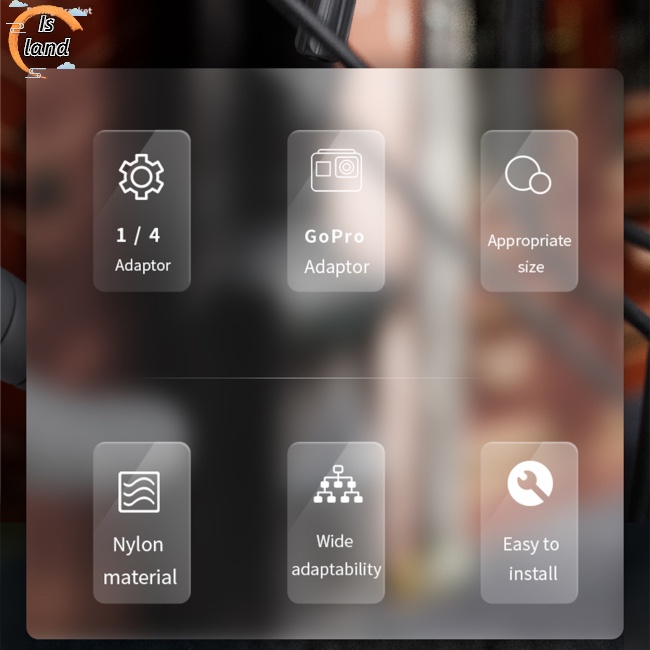 Giá Đỡ Máy Ảnh OSMO Bằng Hợp Kim Nhôm Gắn Xe Đạp Tiện Dụng