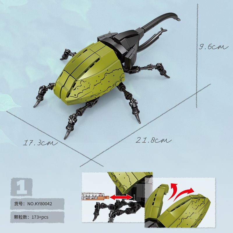 Bộ Đồ Chơi Lắp Ráp Lego Hình Côn Trùng 3D Cho Bé