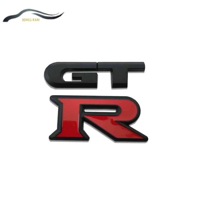 Miếng Dán Chữ GTR GT R Bằng Kim Loại Trang Trí Xe Hơi Nissan X-trail