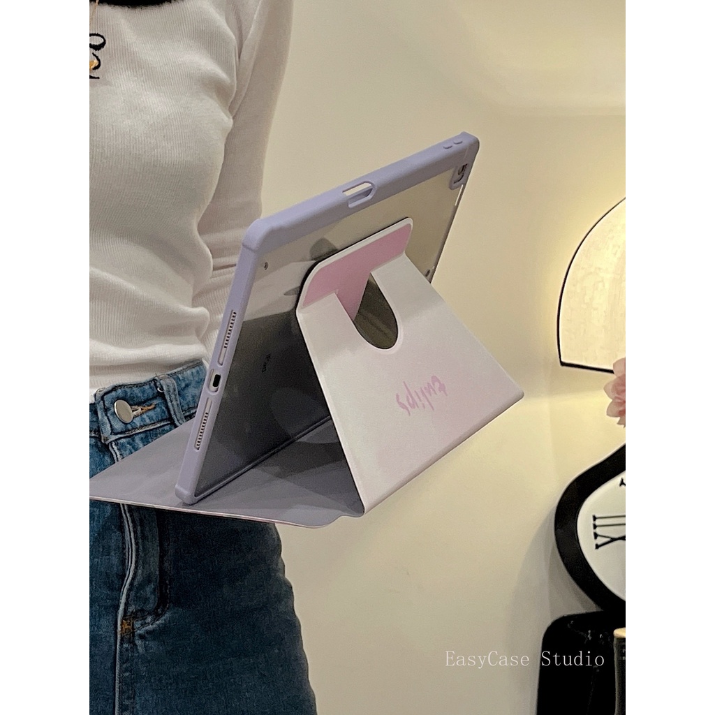 Bao Da Máy Tính Bảng Silicone Xoay Tròn Chống Bụi Cho iPad 2019 10.2 air 4 10.9 9.7-inch Pro 11 18 8 17