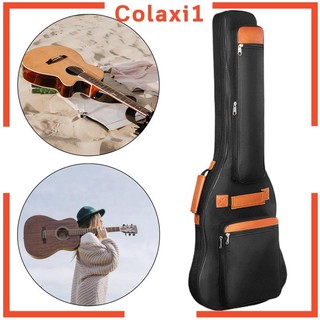 Túi đàn guitar điện, ba lô đàn guitar dây đeo có thể điều chỉnh với túi lớn màu đen dày đệm đàn guitar túi gig cho gia đình điện bass