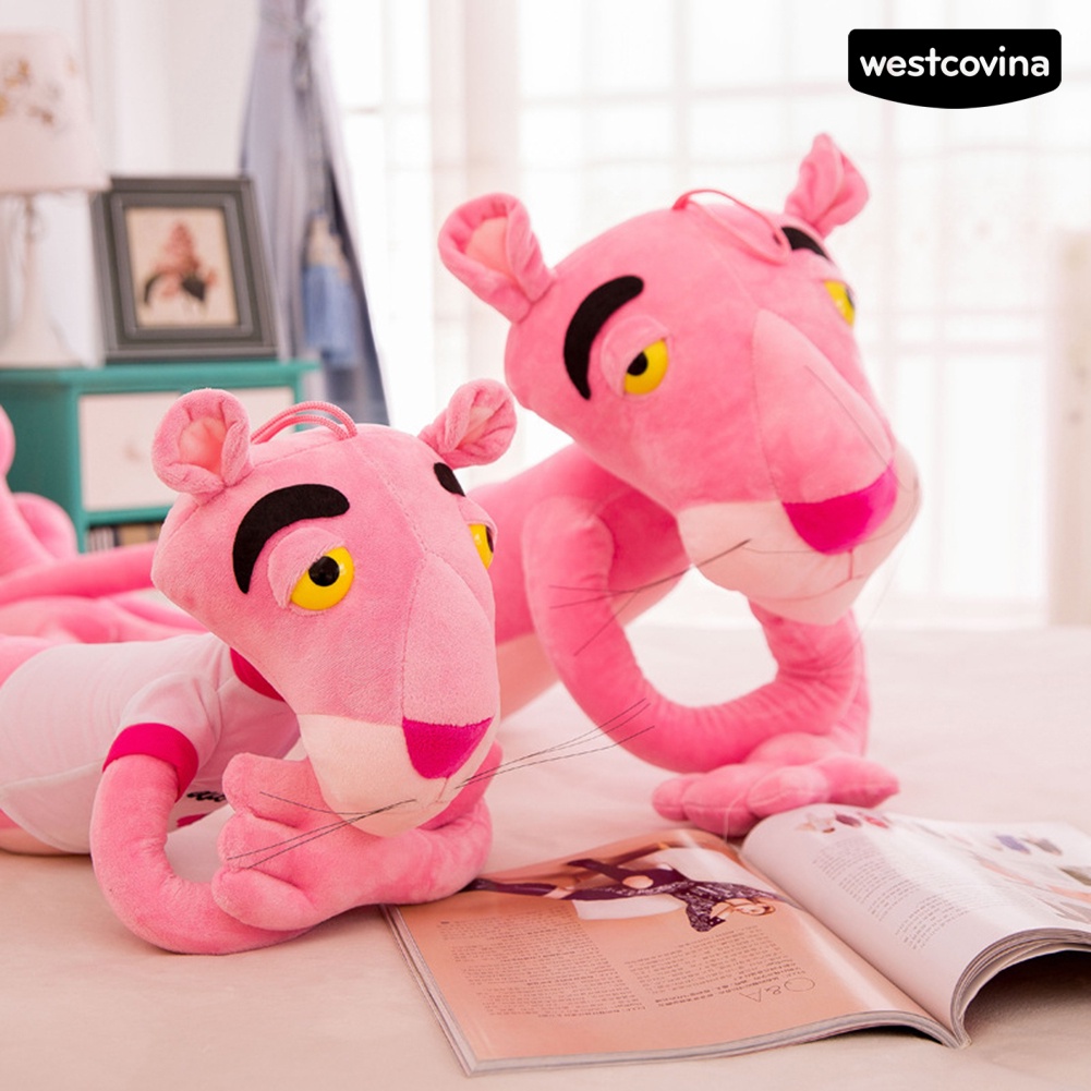 [COD]♋Đồ chơi nhồi bông Hình Chú Báo Hồng Hoạt Hình 60cm