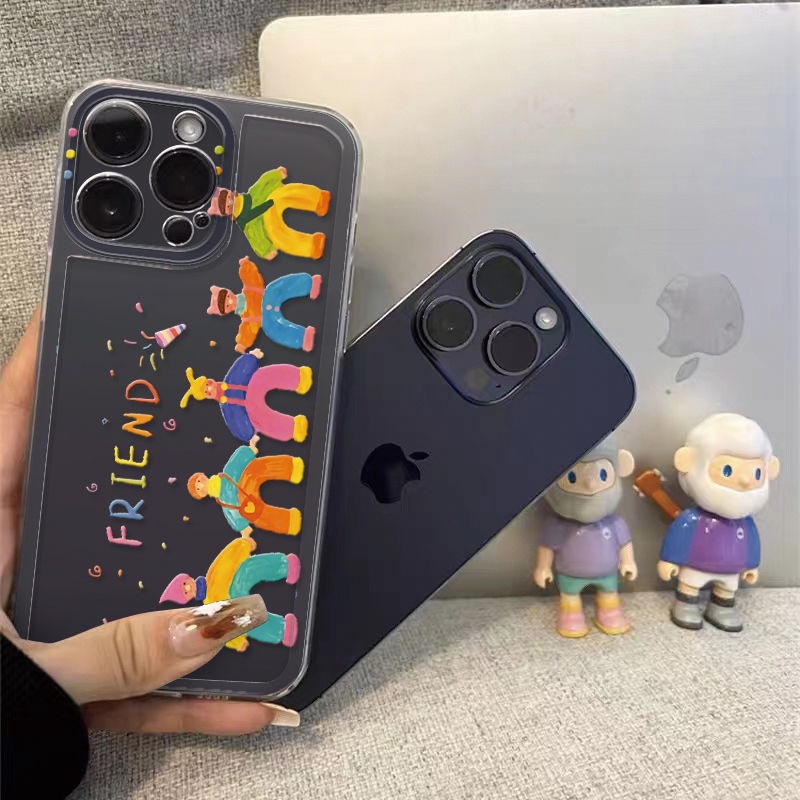 ✅Ốp Điện Thoại Mềm Trong Suốt Họa Tiết Cá Heo Cho iPhone14Promax 11 13 / 12 xr / s7 / 8Plus