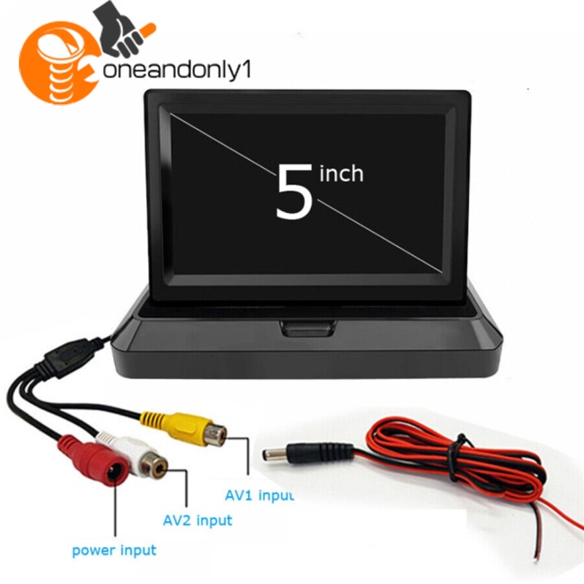 Màn Hình TFT LCD Hd 5 Inch Hai Chiều Có Thể Gấp Gọn Tiện Dụng