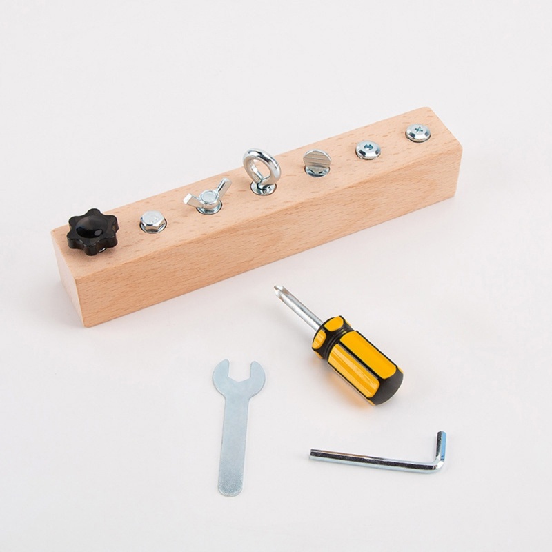 Set 11 Đồ Chơi Bảng Điều Khiển Ốc Vít Giáo Dục Sớm Cho Bé 3 4 5 Tuổi