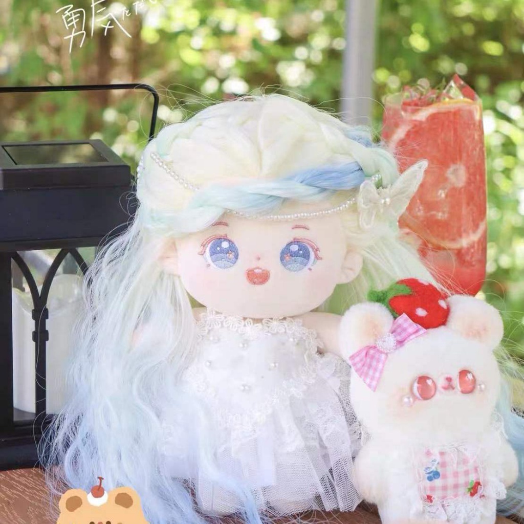 Bộ Sưu Tập Búp Bê Em Bé Bằng Vải Cotton 20cm Đính Kim Cương Thủ Công Không Có Búp Bê