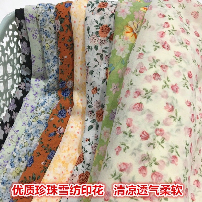 Vải Voan Hoa Chất Lượng Cao Dùng May Đầm