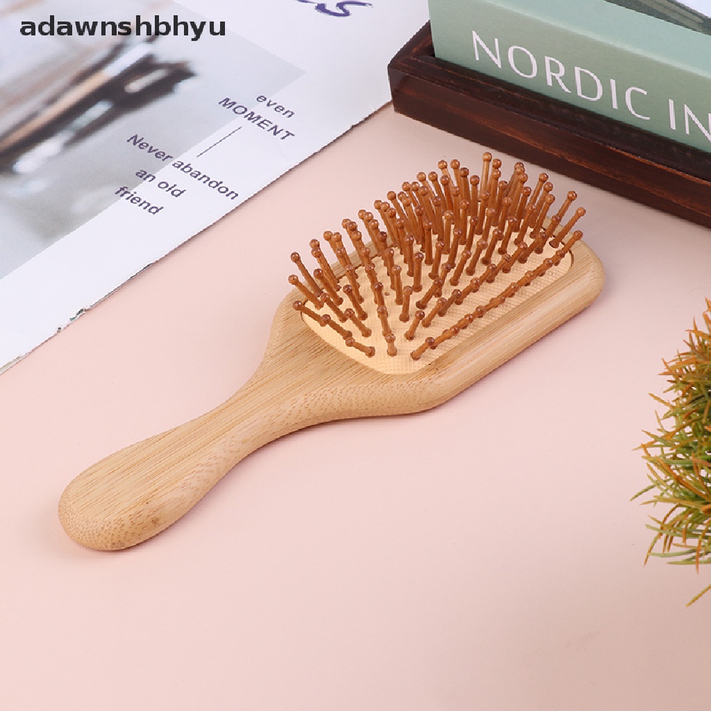 1 Lược Chải Tóc Massage Da Đầu Chống Tĩnh Điện Bằng Tre