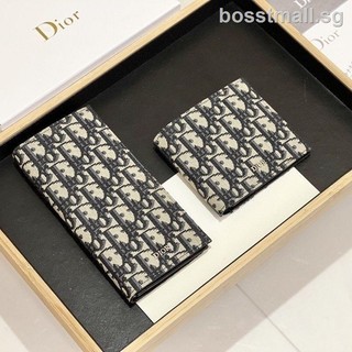 Ví da bò dáng dài phong cách anh quốc cổ điển thời trang cao cấp cho nam