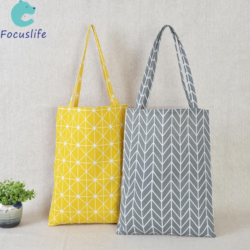 Túi Xách Đeo Vai Không Đường May Thân Thiện Với Môi Trường Họa Tiết Kẻ Sọc