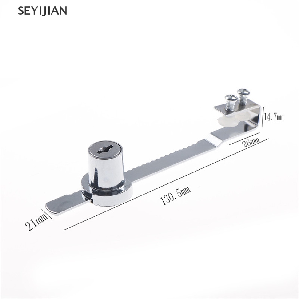 SEY Durable Practical Cabinet Glass Door Lock+Keys For Reptile Showcase Display Case JAN