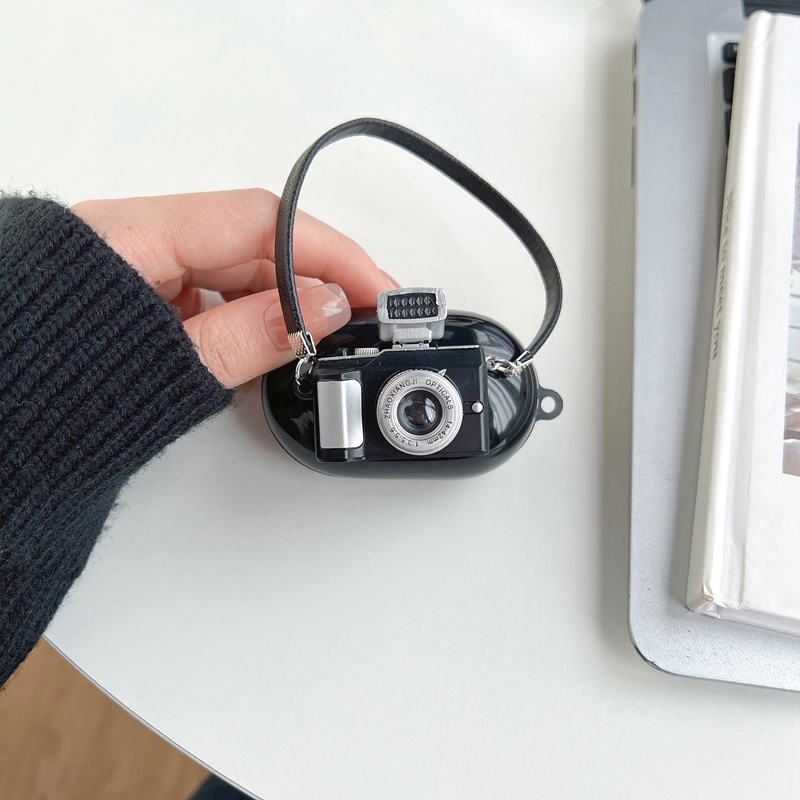 Vỏ tai nghe máy ảnh sáng tạo cho oppo enco buds gấu dễ thương phim hoạt hình tình yêu thỏ mềm tpu chống xước vỏ bảo vệ