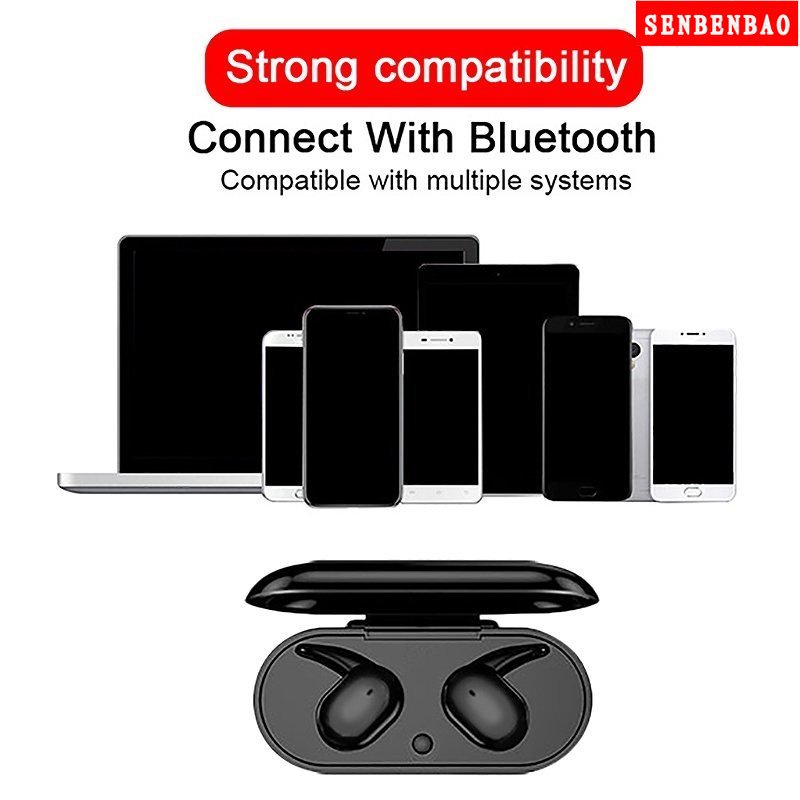 Tai Nghe Bluetooth 5.0 Nhét Tai Mini senbenbao Y30 TWS