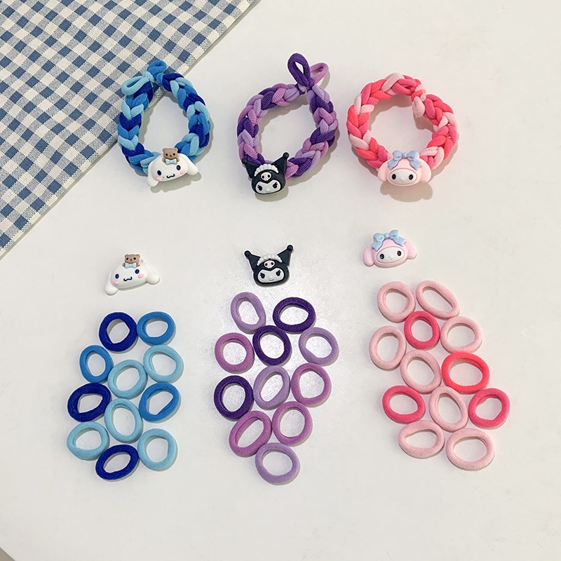 Sanrio Dây Thun Buộc Tóc / Vòng Tay DIY Bằng Cao Su