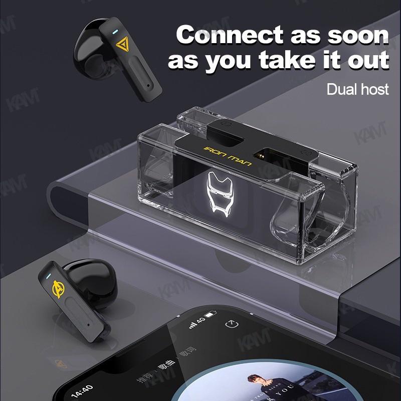 Tai Nghe Marvel MV03 TWS Tai Nghe Disney Bluetooth 5.3 Cảm ứng thông minh, Hàng chuẩn chất lượng cao