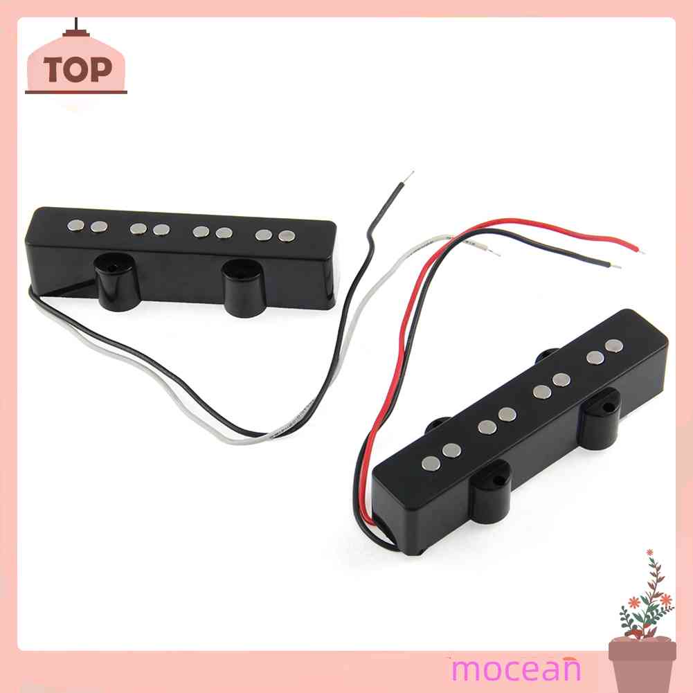 Bộ 2 Bộ Pickup 4 Dây MàU Đen Thay Thế Cho ĐàN Jazz Bass