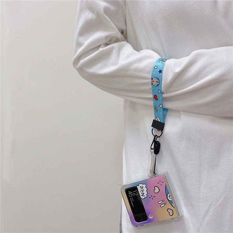 Ốp Điện Thoại PC Cứng Hoạt Hình Doraemon Cho Samsung Galaxy Z Flip 3 Z Flip 4 W23 ZFlip3 ZFlip4
