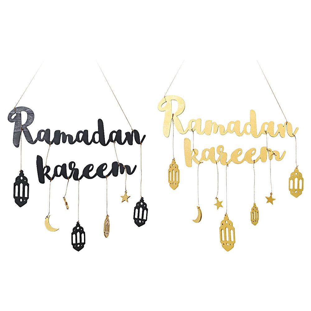 Bảng Treo Tường Trang Trí Phòng Hình Ngôi Sao Eid Mubarak Ramadan