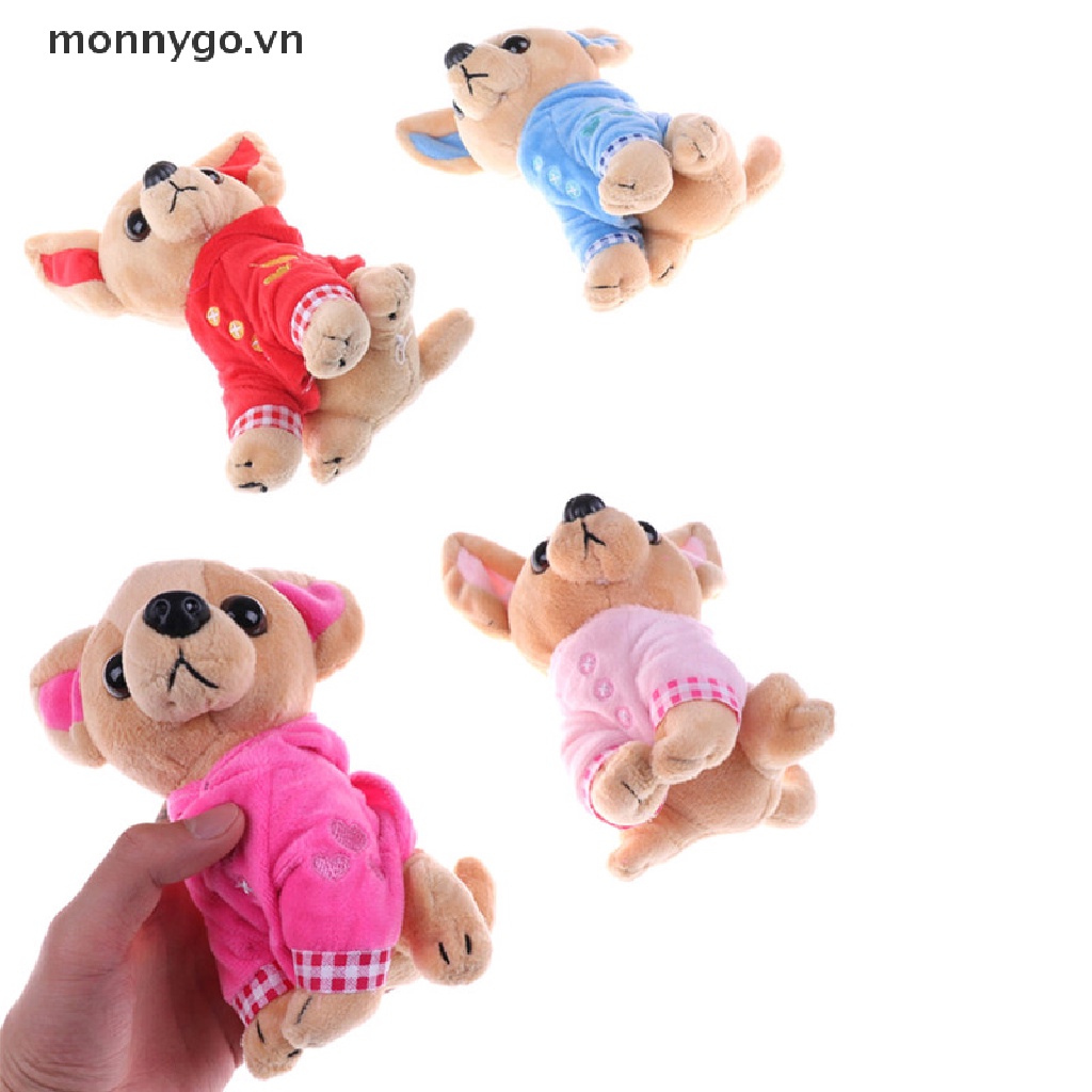 1 Chú Chó Chihuahua Nhồi Bông Mặc Áo Vest Nhỏ Xinh 17CM