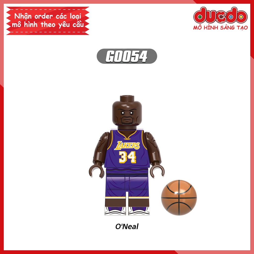 Minifigures các siêu sao bóng rổ NBA - Đồ Chơi Lắp Ghép Xếp Hình Mini Mô hình Iron Man XINH G0107
