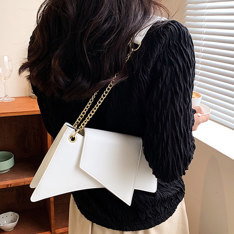 Túi Đeo Chéo Dây Xích Thời Trang niche Phong Cách Nước Ngoài Cho Nữ