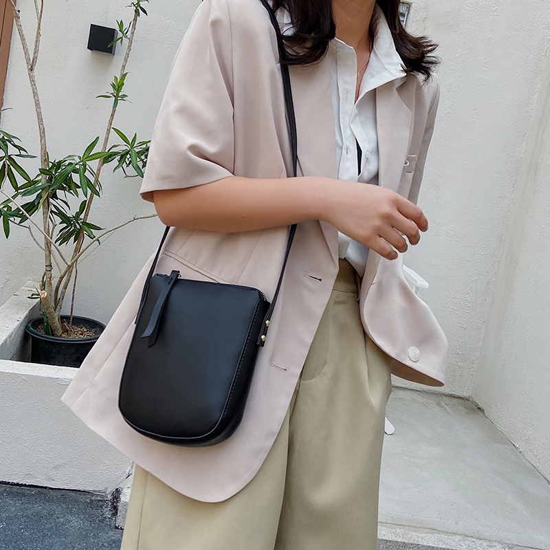 Túi Đeo Vai Đựng Điện Thoại Có Dây Đeo Dài Phong Cách Đơn Giản Thời Trang Dành Cho Nữ