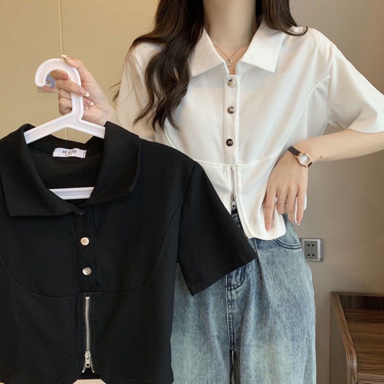 Áo thun COZOKC tay ngắn kiểu dáng đơn giản hợp thời trang