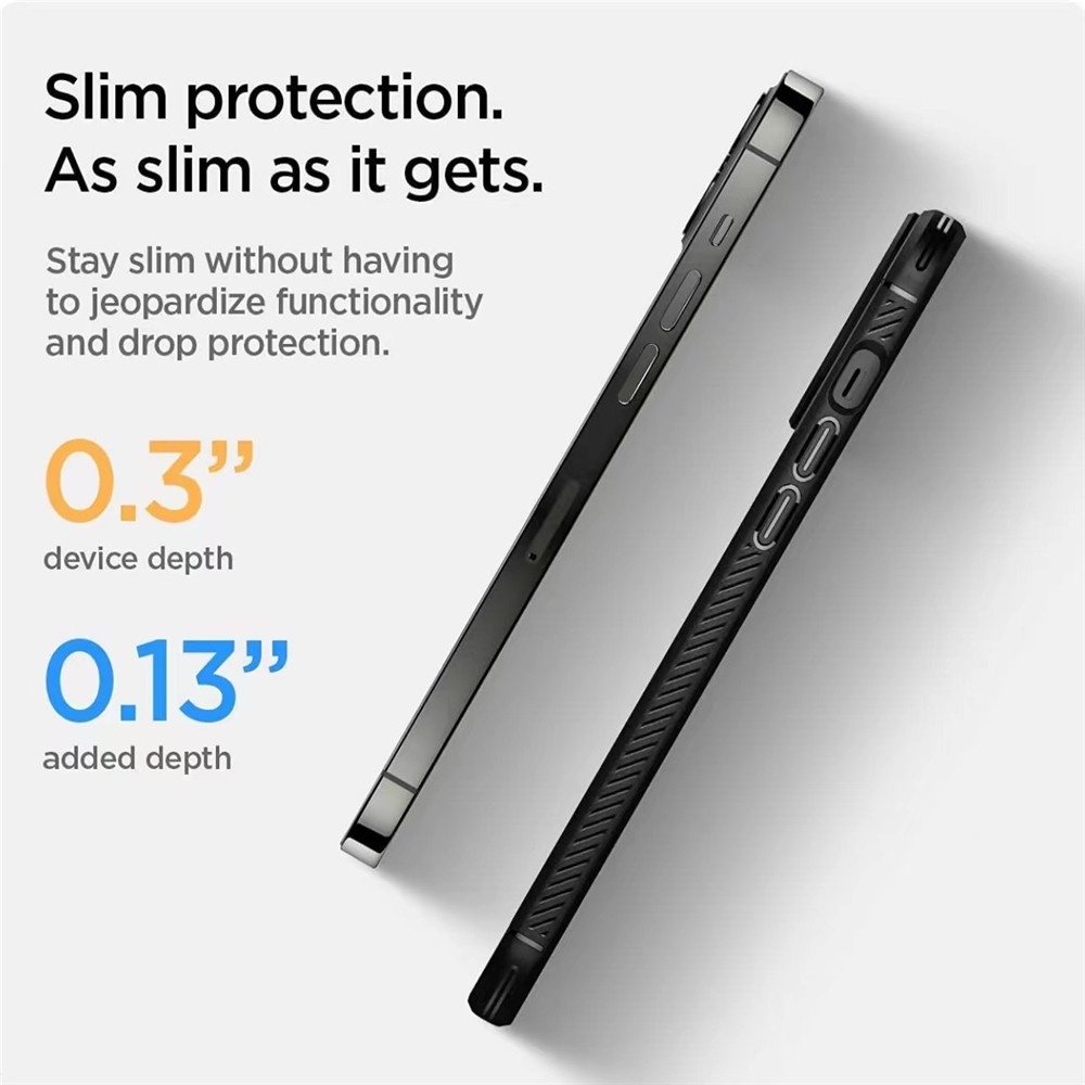 SPIGEN Ốp Lưng Nhám Viền Màu Cho Điện Thoại iPhone 13 / 13 Pro / 13 Pro Max / 12 / 12 Pro / 12 Pro Max