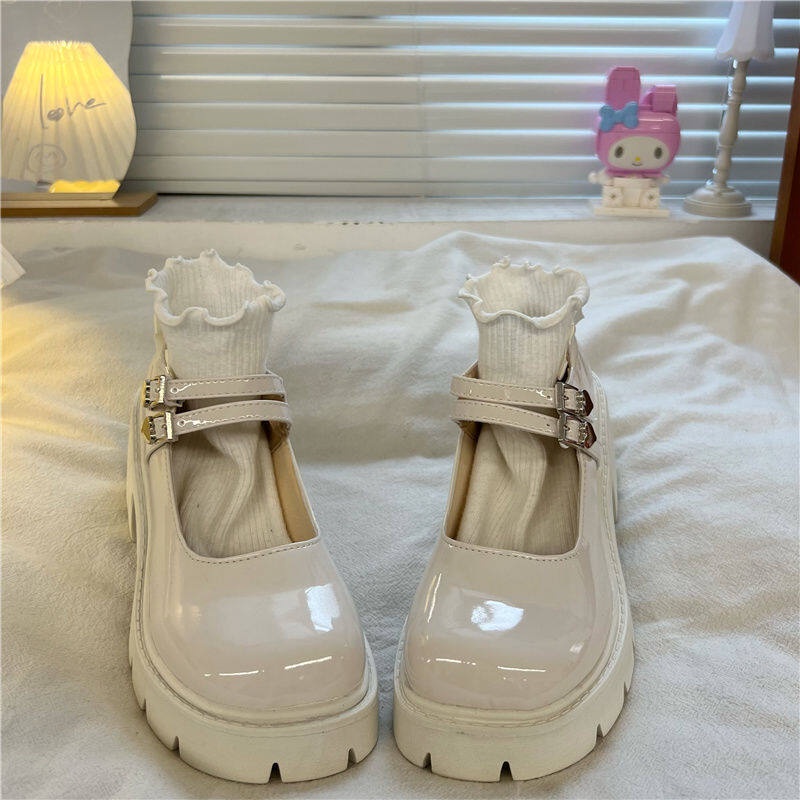 UOUO Giày Sandal Cao Gót Mũi Tròn Đế Dày Chống Thấm Nước Cho Búp Bê Barbie 23032114