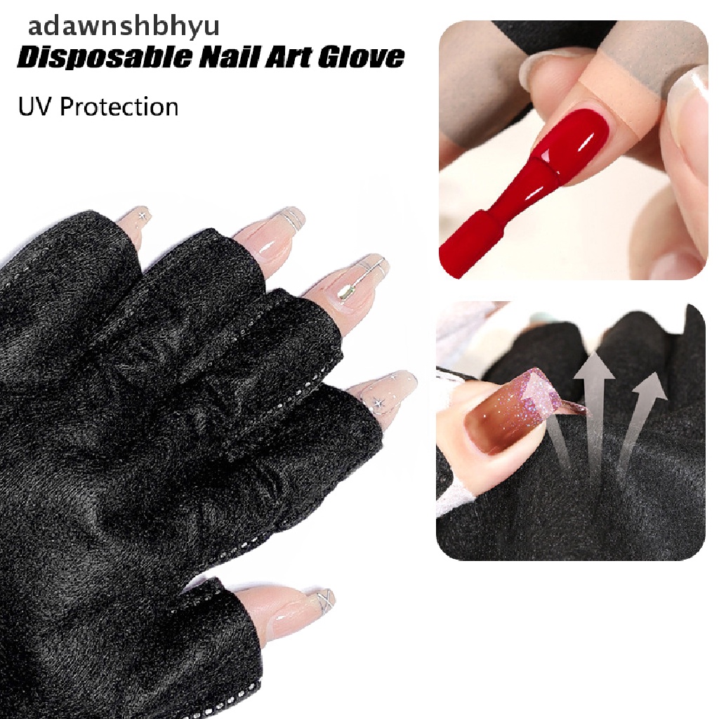 Set 2 Găng Tay Chống Tia UV Bảo Vệ Móng Tiện Dụng