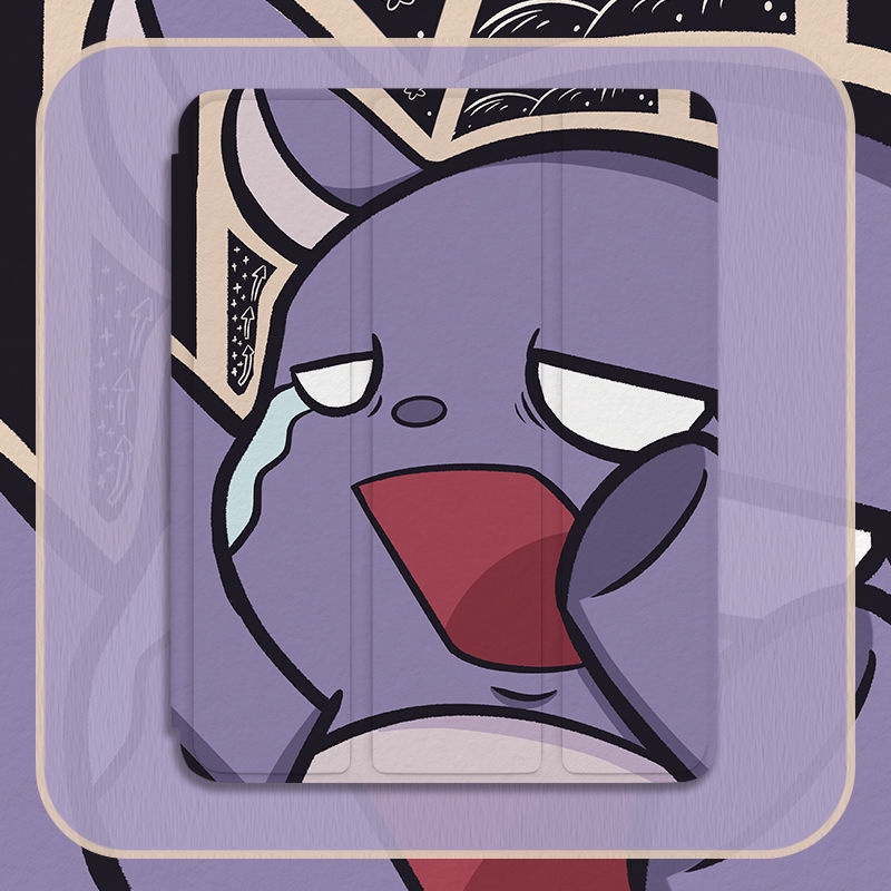 Ốp Máy Tính Bảng Mềm Hình Kuromi Có Khe Đựng Bút Cho iPad Gen10 Air4 / Air5 Gen7 / 8 / 9 Pro11 "Pro12.9" 2022 mini6