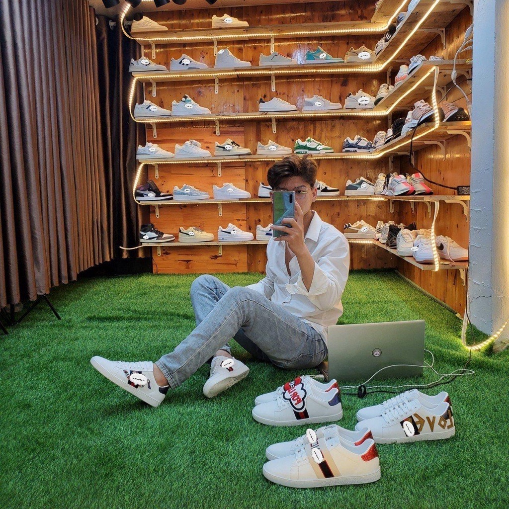 Giày thể thao GUCI RẮN ĐÁ hàng đẹp, mẫu mã nào shop cũng có, có cửa hàng lớn