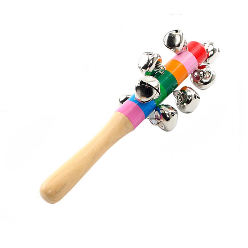 Đồ Chơi Lục Lạc Cầm Tay Theo Phương Pháp Montessori Cho Bé 1-0 - 12 Tháng Tuổi
