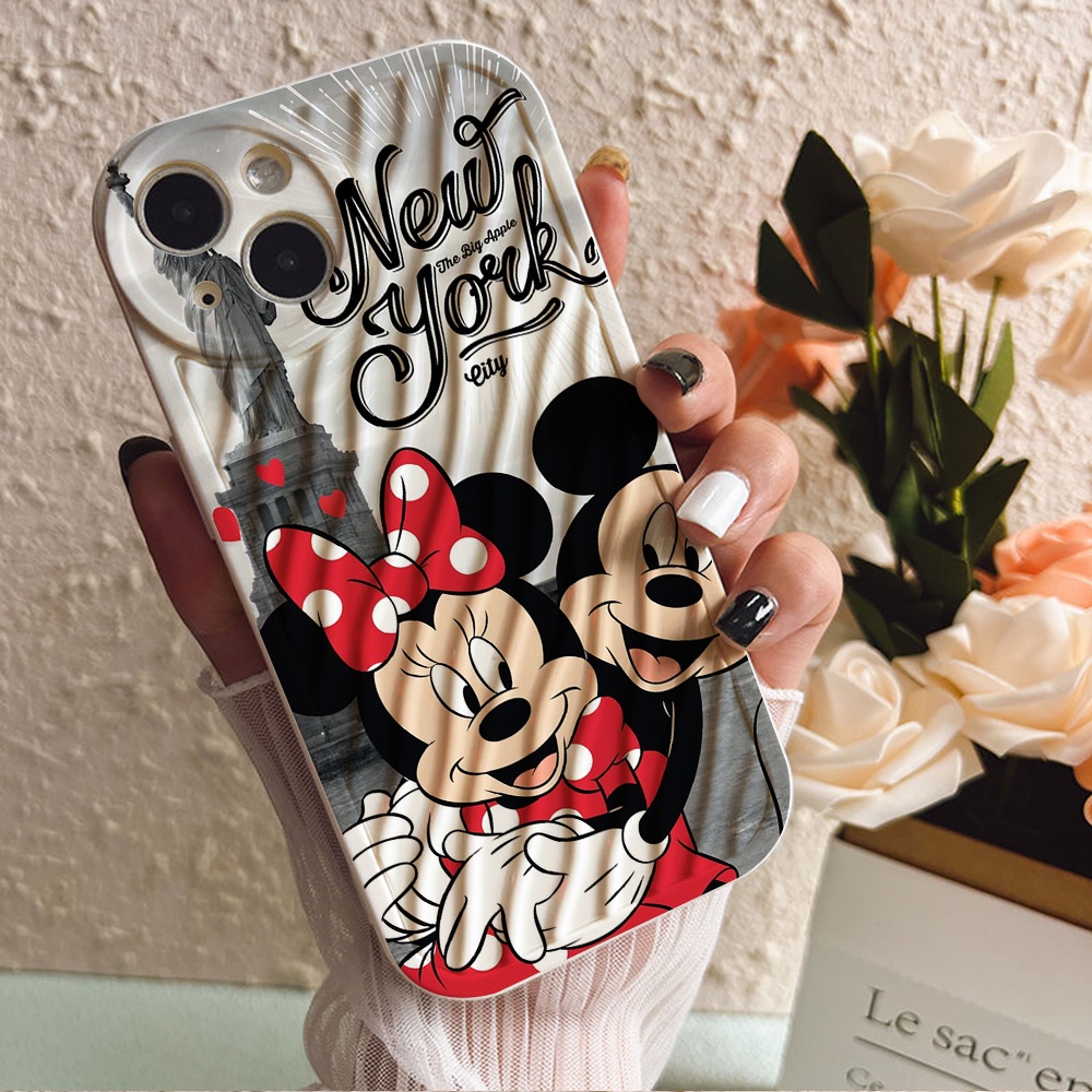 DISNEY Ốp Điện Thoại TPU Mềm Chống Sốc Hình mickey Minnie Cho IPhone 13 14 12 PRO mini 11 PRO Max Xs Max XR 7 8 Plus