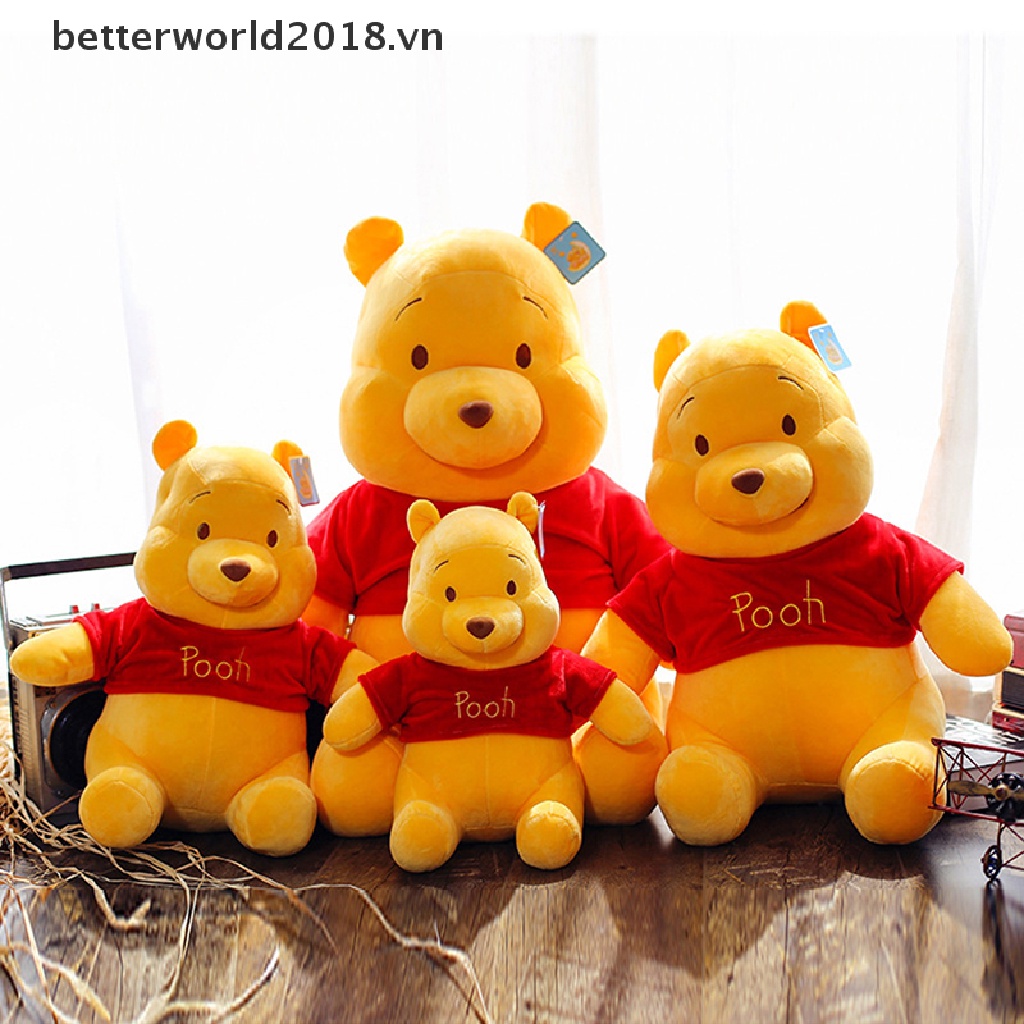 DISNEY 1 Chú Gấu Pooh Nhồi Bông Mềm Mại Đáng Yêu Thời Trang 2018