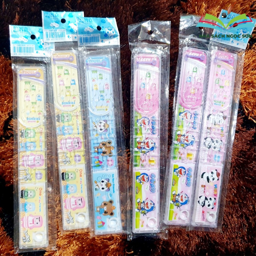 Thước Kẻ Học Sinh - Thước Trò Chơi Bi Mê Cung Loại Tốt DCHT