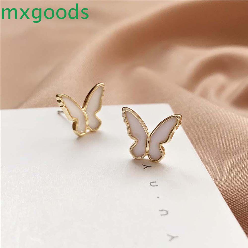 Đôi Khuyên Tai Mạ Bạc 925 Hình Ngôi Sao Đính Đá Xinh Xắn Cho Nữ