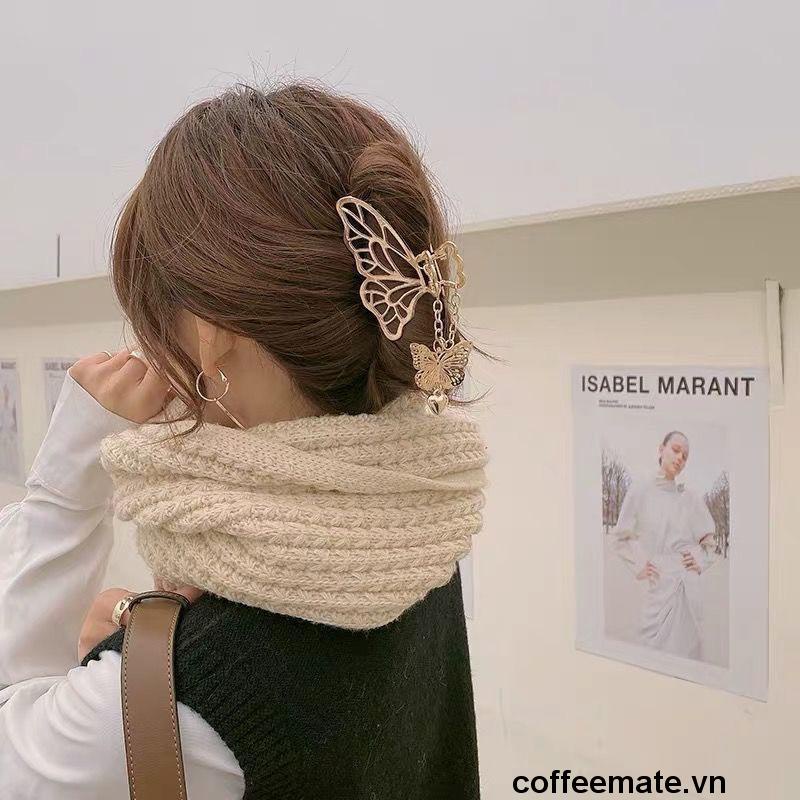 【coffeemate】⚡ Hợp thời trang đơn giản nơ nữ hoa lấy tóc