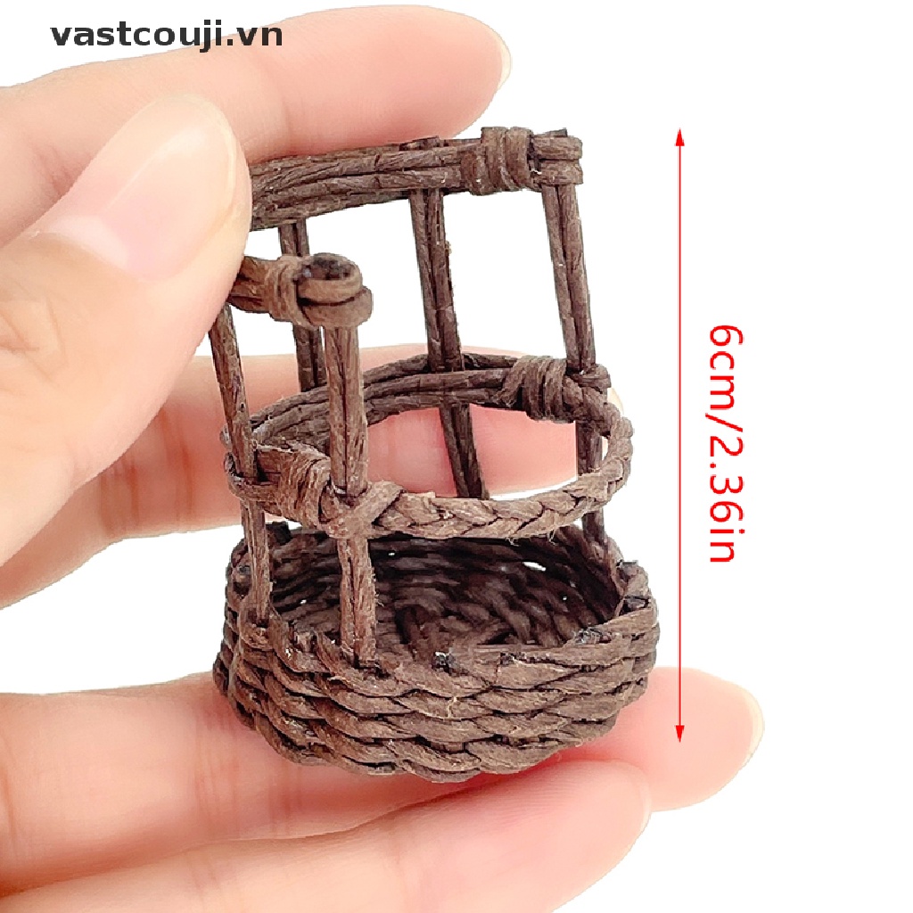 Mô Hình Rổ Bánh Mì Tỉ Lệ 1: 12 Trang Trí Nhà Búp Bê