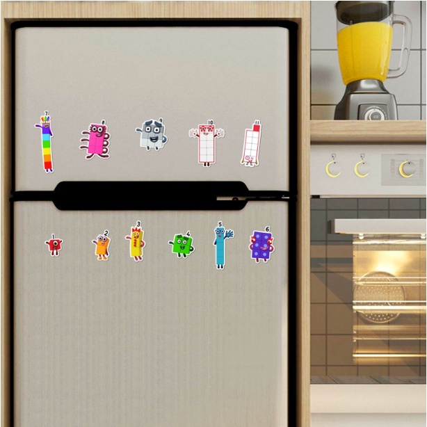 52 Hình dán sticker Number Blocks cho bé