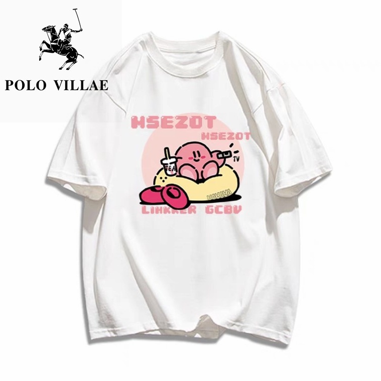 Áo Thun Polovillae 100% Cotton Ngắn Tay Thời Trang Nữ