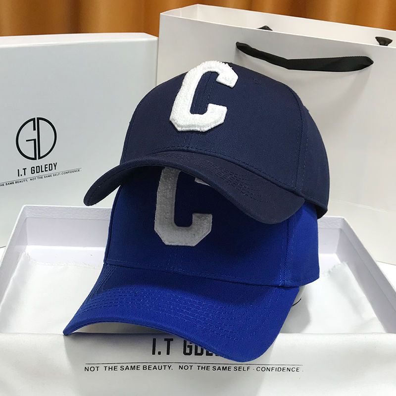 Mũ Lưỡi Trai Chống Nắng Màu Xanh Lá Dạ Quang In Chữ C Thời Trang Mùa Hè Cho Nam Và Nữ