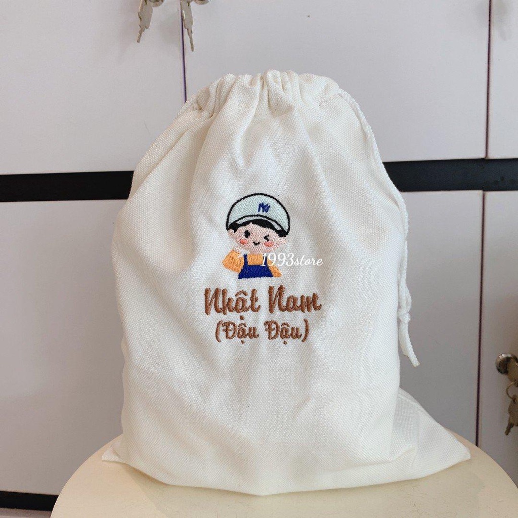 Túi rút đựng đồ dơ/Túi rút xinh xắn đáng iu cho bé mầm non đi học size 33x27cm