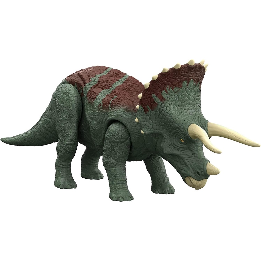 Mô hình khủng long Mattel🦕Jurassic World: Dominion-Roar Strikers🦕Triceratops